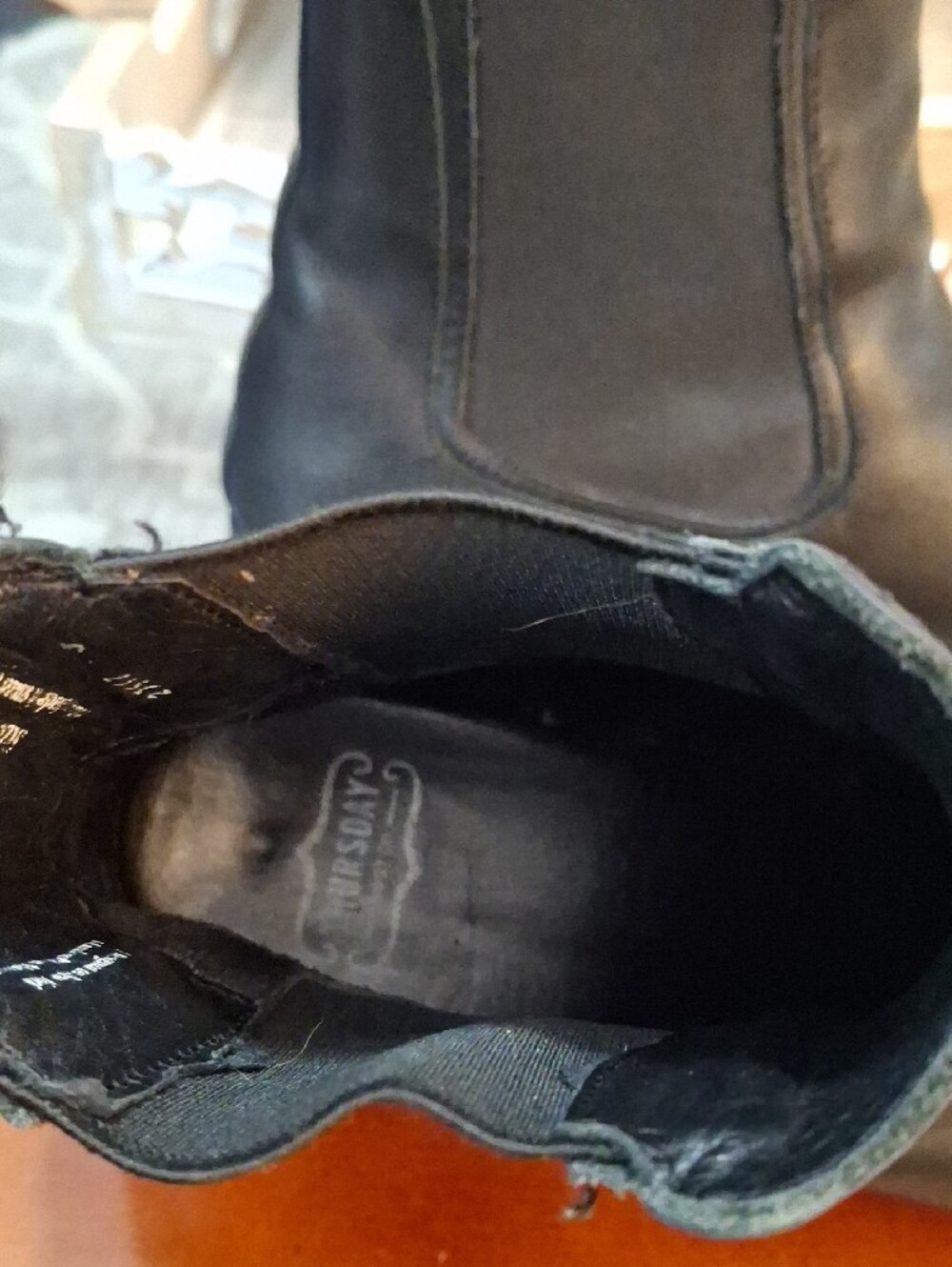Thursday Boot Company Veronica Black Leather Chelsea Boots Size 10 - Picture 4 of 9